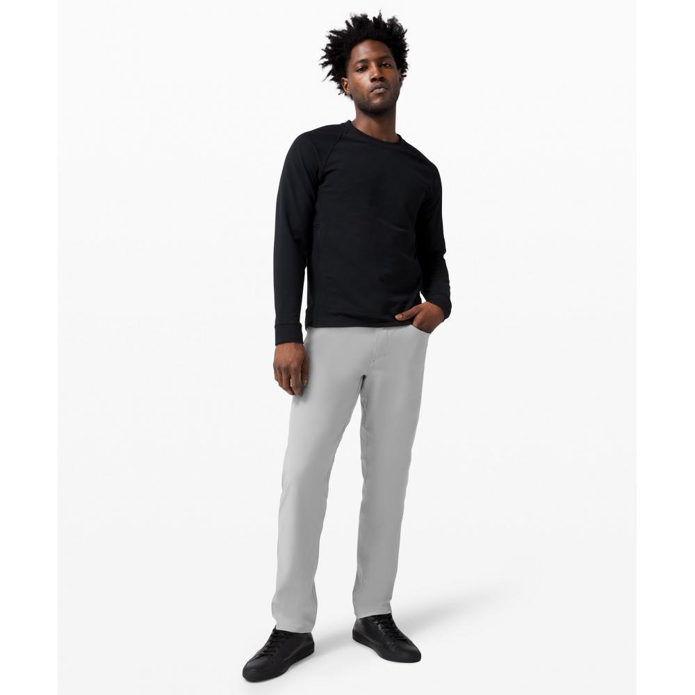 Lululemon Abc Classic Fit 5 Pocket Pant 32l  Warpstreme Silver Drop