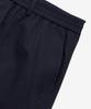 MINDBRIDGE [Air Cool] Air Hole Full Elastic Waist Black Half Pants