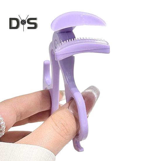 Eyelash Curler with Silicone Comb Portable Travel Ergonomic Handle Lashes Clip Professional Beginner Women Eye Lashes Curling Tools