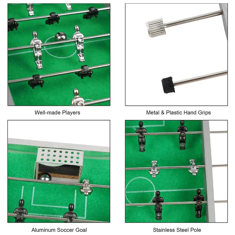 Mini Tischfußballspiel Robust Langlebig Tischfußballtisch Klein für Kinder Erwachsene Tischkicker Mehrere Modi Geschenke 260319