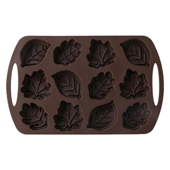 Silikonová forma na chléb ve tvaru kukuřičné tyčinky na pečení nepřilnavá dezert ve tvaru ořechu a listu