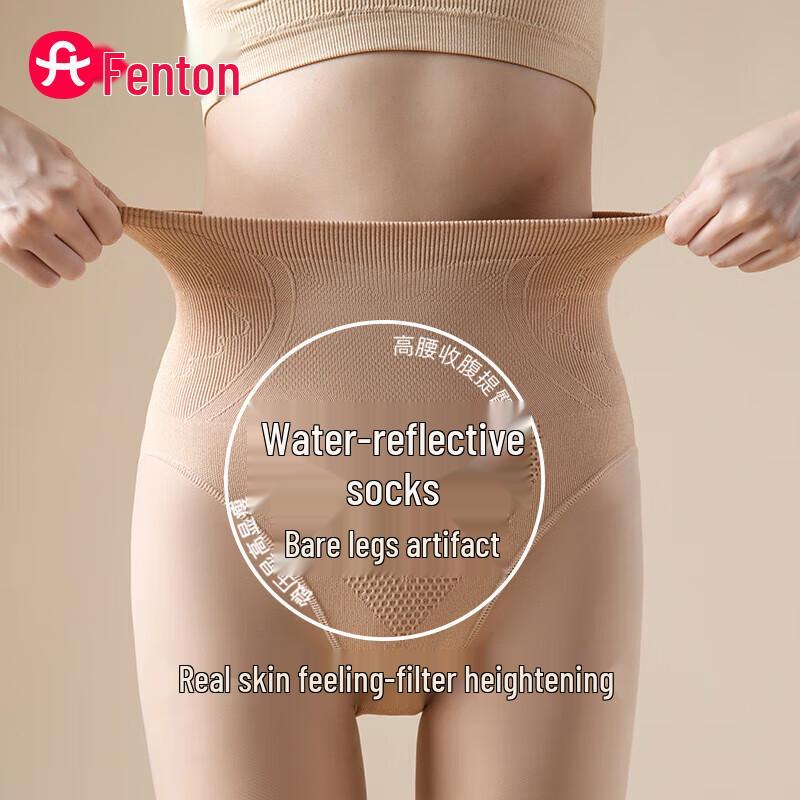 

Fenteng Women s Bare-Feel Slimming Compression Stirrup Tights One Size (fits 80-140 jin)