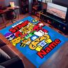 Custom Personalization Brawl Stars Print Area Rug - Soft, Washable Non-Slip Indoor Mat,Living Room,Home&Office Decorative Rug