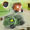 Kids Dinosaur Press Catapult Car Toy Simulated Tyrannosaurus-Rex Battery-Free Vehicle Toy Speed Battle Educational Toy Boys Girls Birthday Gift