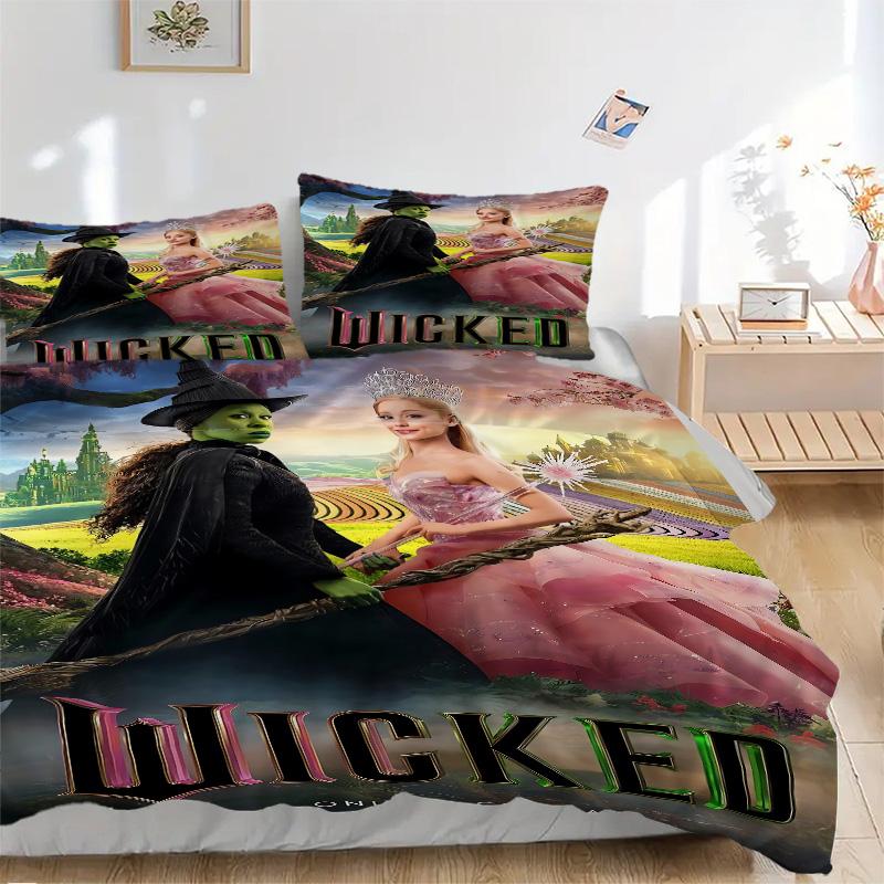 Fantasy Adventure Print 3Pcs Bedding Setduvet Cover With 2 Bedropillowcase Home Birthday Gift