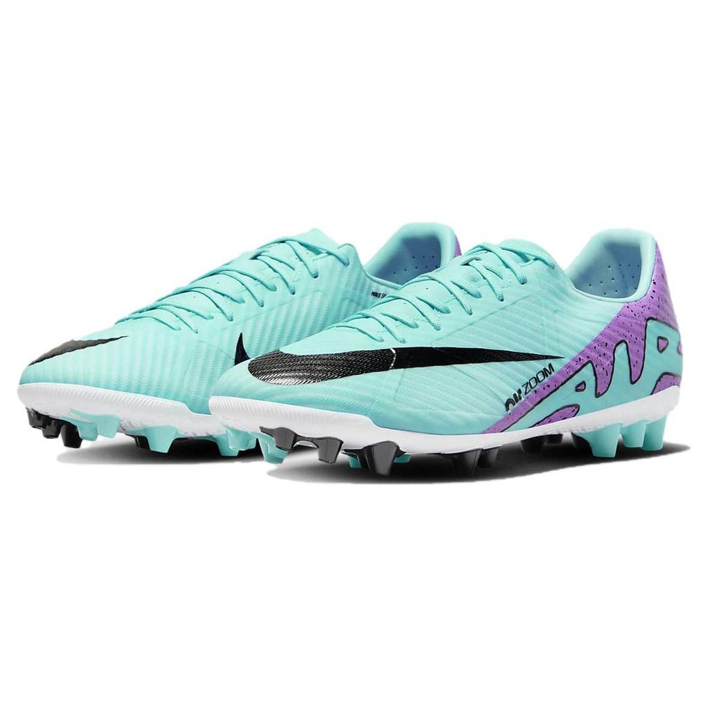 Nike Air Zoom Vapor 15 Academy AG Soccer Shoes Unisex Soccer Shoes Green Purple DJ5630-300