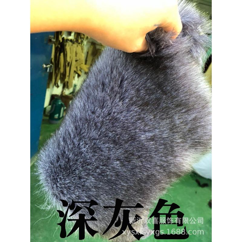 Autumn and Winter New Imitation Fox Fur Hooded Fur Vest, Women's Medium and Long Slim Fur