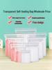 Transparent Thickened PE Food-Grade Self-Sealing Bags, Large, Divided Plastic Packaging