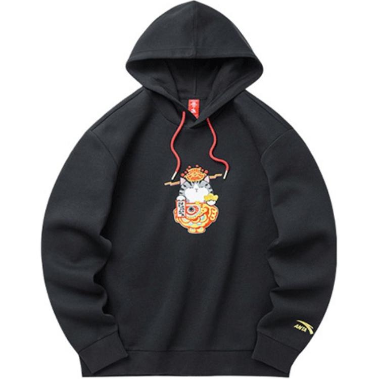 

Anta Casual Sports Hoodie Men Hoodies Black 152218718-3 XL