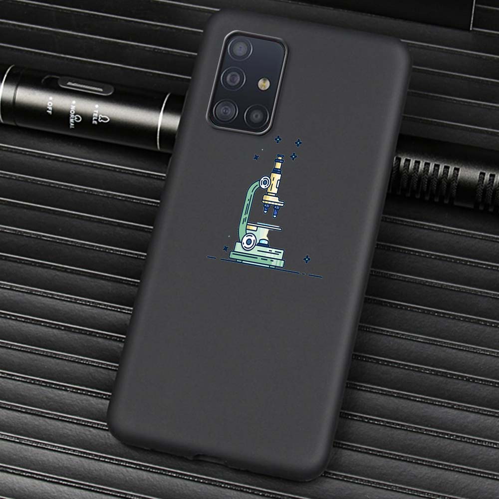 Science Chemistry Biology Phone Case For Samsung Galaxy A51 A71 A21S A12 A11 A31 A41 A72 A01 A03s A52 A32 A22 A13 5G Soft Cover