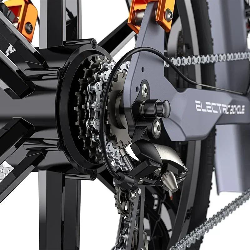 ENGWE X26 1000W Ebike Bezkartáčový motor 48V29.2AH Skladací elektrický bicykel Odpruženie Horský 26*4.0 Tučný plášť Elektrický bicykel
