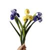 Realistic Pu Irish Iris Flower For Outdoor Events Home Office Decoration Gift