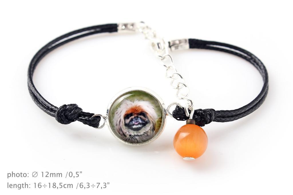 Pekingese, Pekinese, Peke – Bracelet in a box with your photo, feminine jewelry | Art-Dog