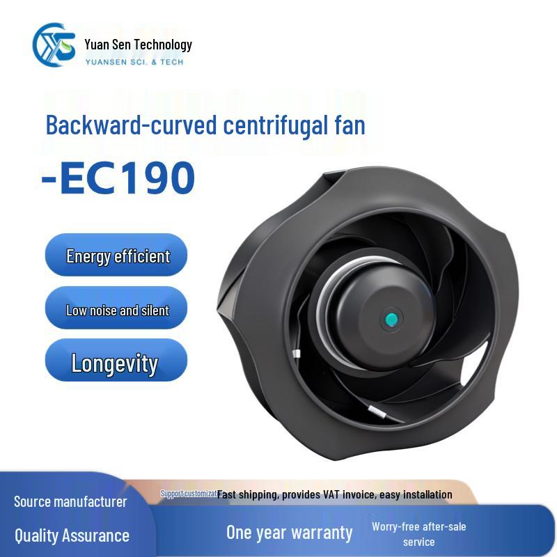 Backward-Curved Centrifugal EC Fan for Medical Workshop: High-Efficiency Ventilation, Smoke Exhaust, Cooling, Intelligent Control, Low Noise