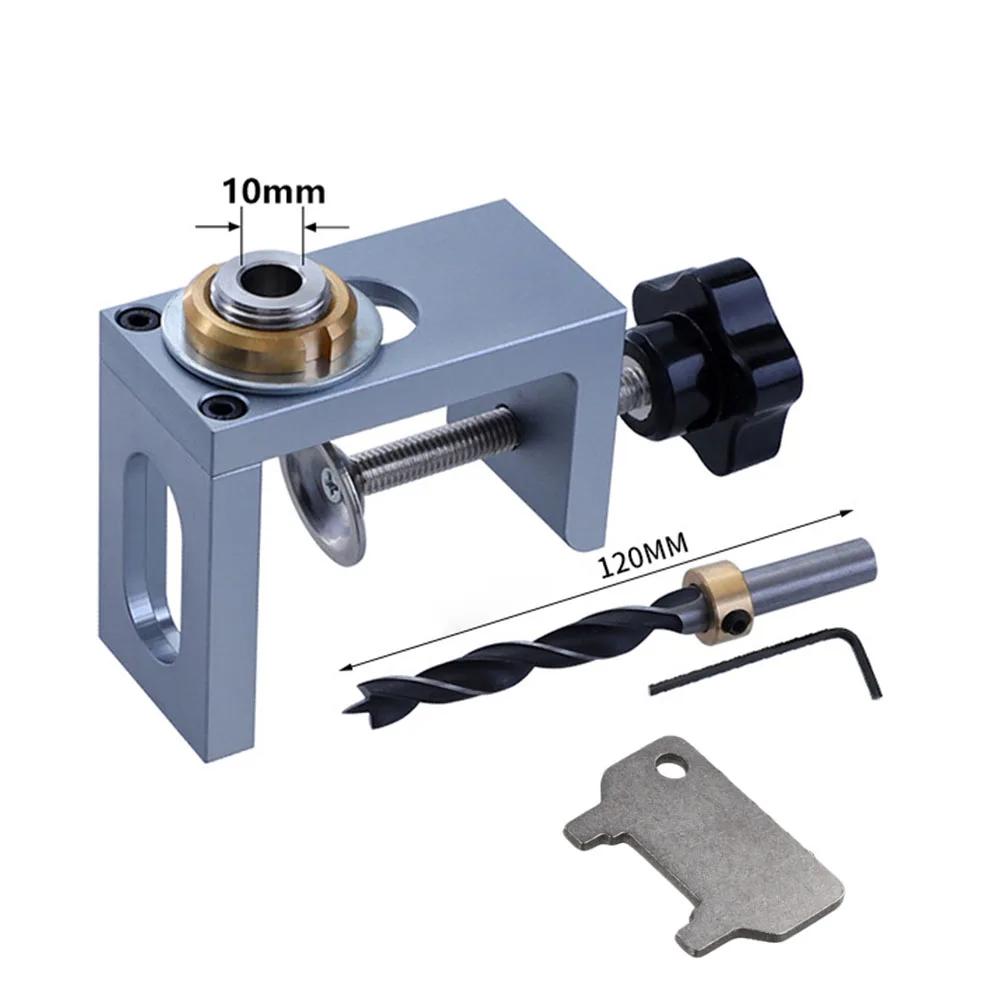 DIY Projects Cabinet Drill Guide Multipurpose Drill Guide Sturdy Material Wide Range Of Clamping Aluminum Alloy 6061 Brass Nut