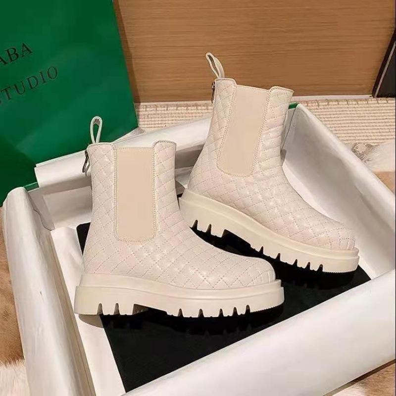 

Нескользящие зимние ботинки женские теплые ботинки челси зимние плюшевые толстые короткие ботинки хлопковая обувь 40 бежевый