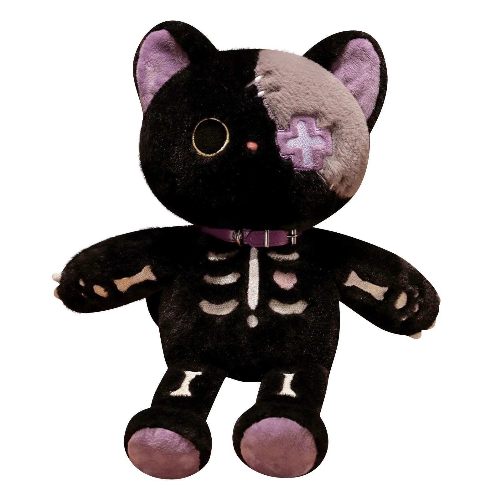 

Милая плюшевая кукла, игрушка в подарок, детская тряпичная кукла в мультяшном стиле One Size чёрный