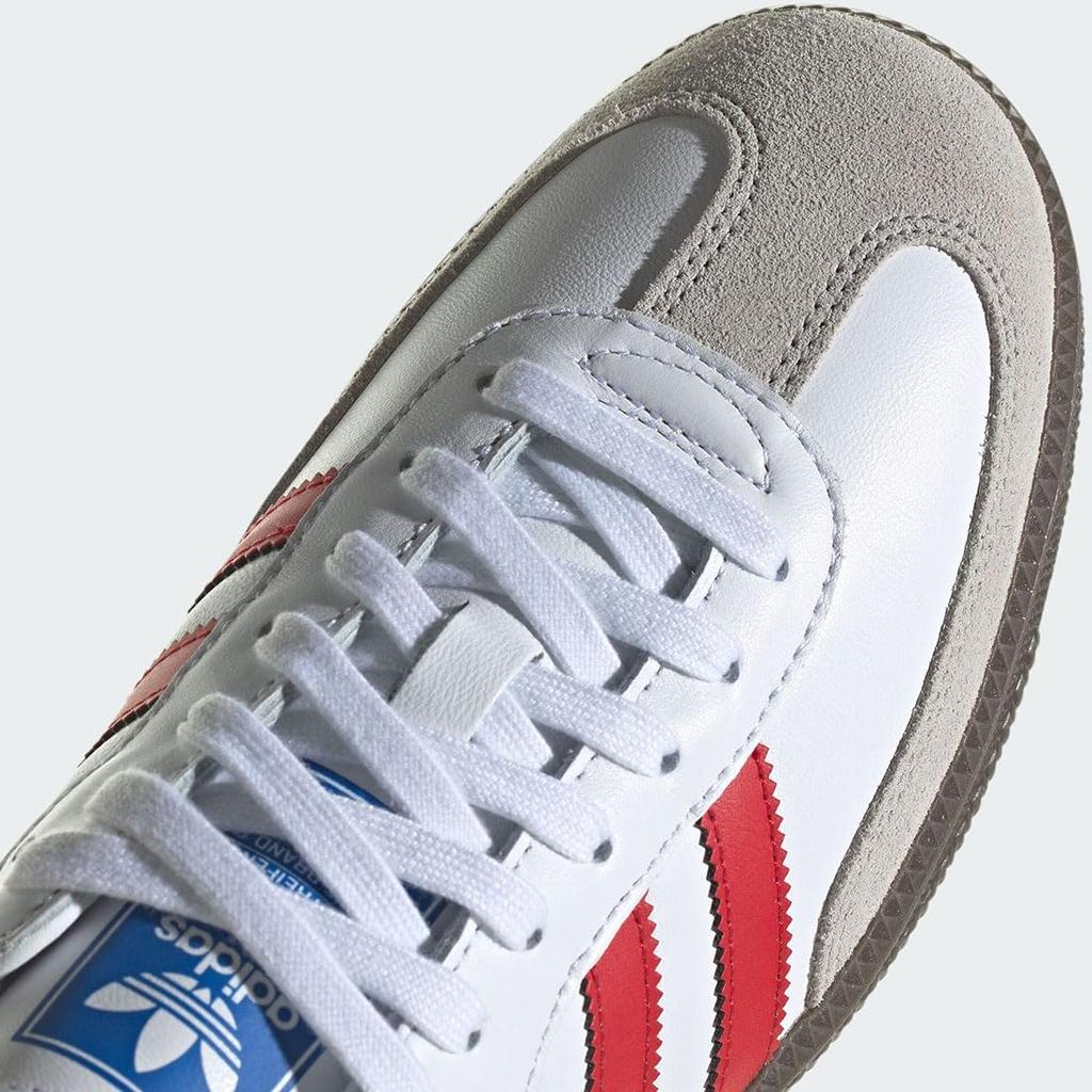 Adidas SAMBA OG Size Footwear, White/Better Scarlet/Supplier Color, IG1025, Japan, 23.5cm