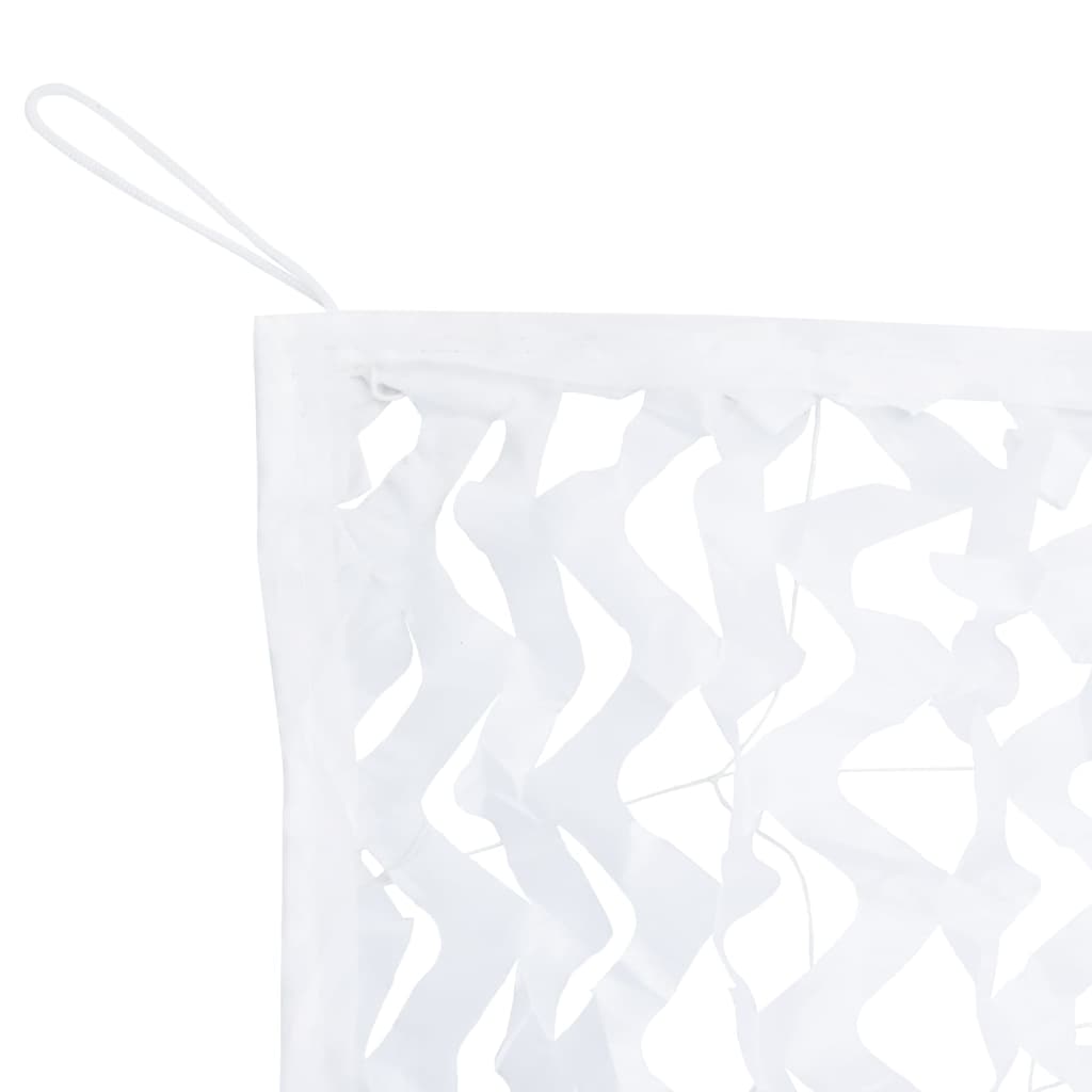 Camouflage Net with Storage Bag 312 x 140 cm White