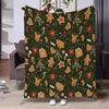 Weihnachten Kreative Überwurfdecke Flanelldruckdecke Superweich Kuschelig Sofadecke Nickerchen-Decke Wohndecke Perfektes Wohngeschenk für Sie