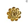 1PC New Alloy Incense Burner Stick Holder Plate Buddhism Lotus Censer Nasturtium Bronze Incense Burner