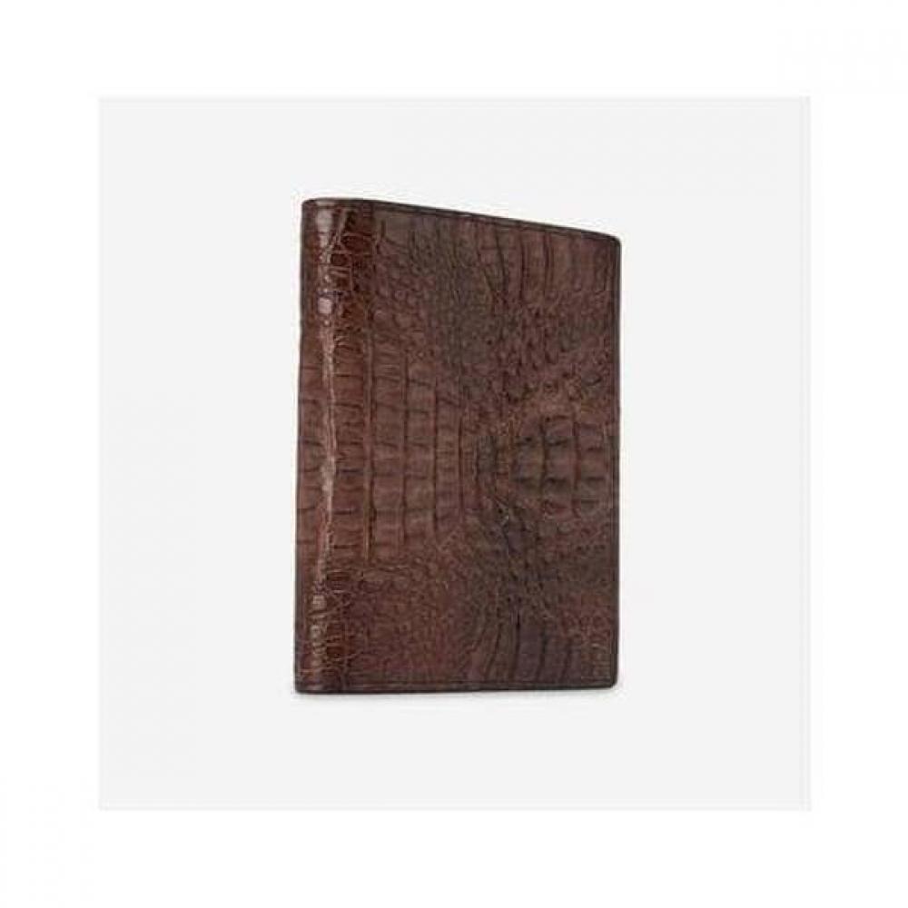 Daks Brown Alligator Leather Wallet Dbwa4f717w3