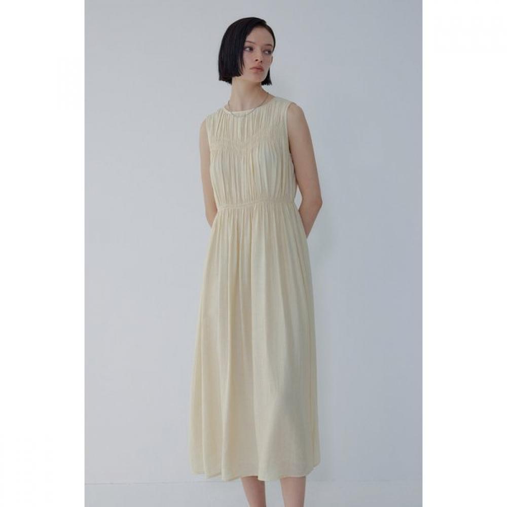 Vov Crinkle Sleeveless Dress  7156237001 blacks/S