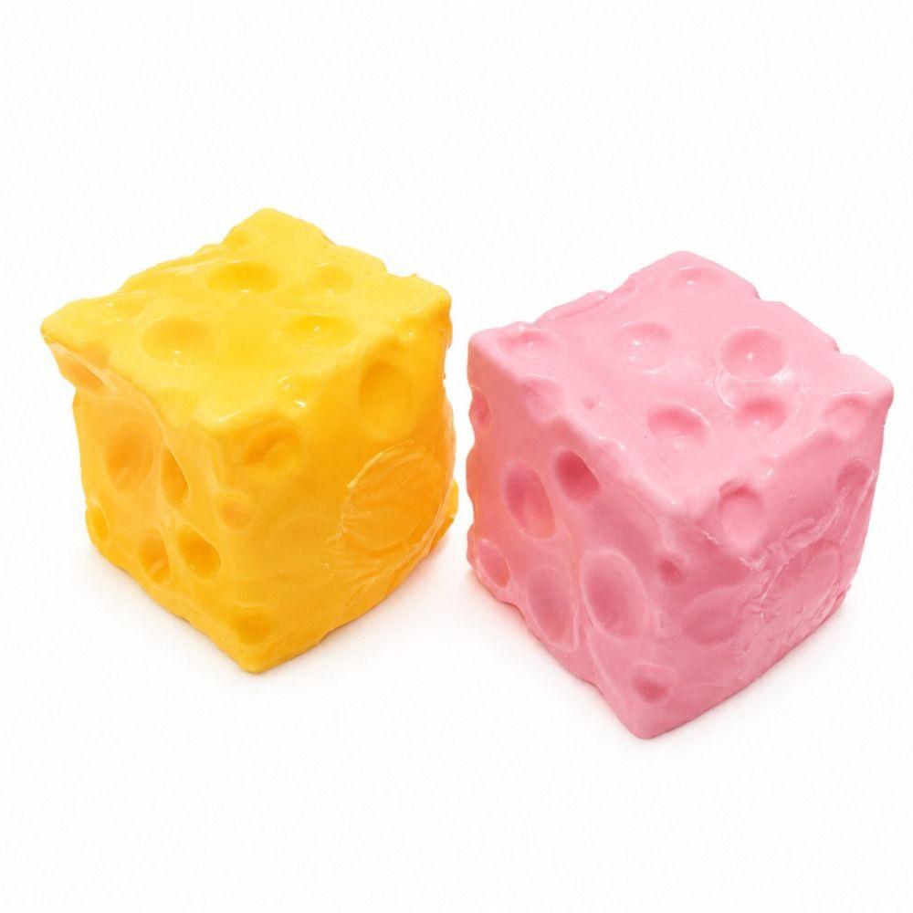 Super Soft Cheese Squishy Toy Hand Relax Slow Rebound Fidget Toy Office Desk Toy