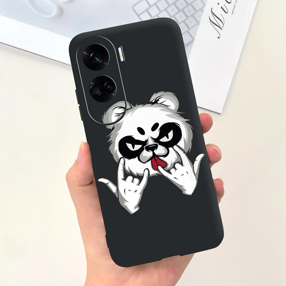 For Funda Honor 90 Lite Case Honor 100 Pro Honor100 5G Back Cover Astronaue Cow Pattern Etui Soft Silicone Huawei Honor90 Lite
