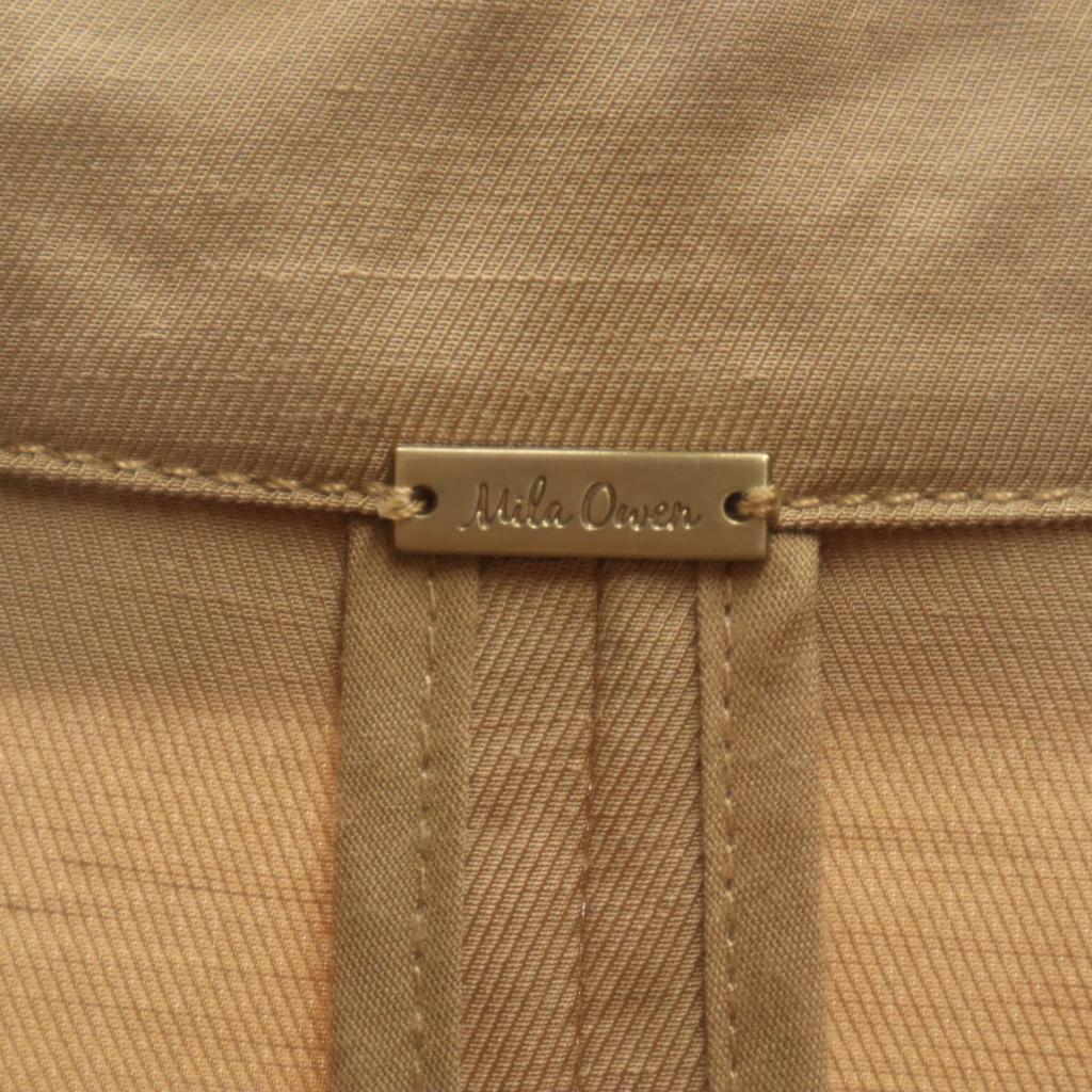 Mila Owen Leinenmischung Trenchcoat beige Damen Gebraucht