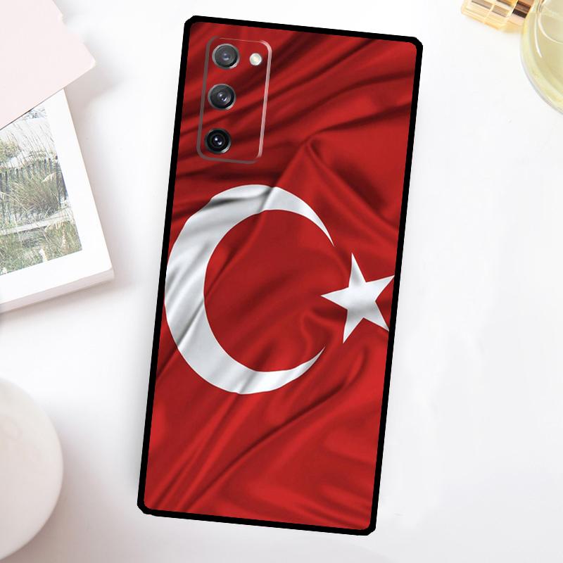 Custodia per Telefono Bandiera Turca Turchia Per Samsung Galaxy S25 S24 S23 S26 Ultra S20 FE S21 FE S22 Plus S10 S25 FE Cover