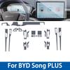 Car Interior Center Console Media Dashboard Navigation TPU Protector Film For BYD SONG Plus Champion 2024 2025 Car Accessories