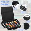 22 Grids Billiard Balls Bag Travel Pool Ball Storage Box Sponge Padded Waterproof Portable SnookerBilliard Organizer Accessories