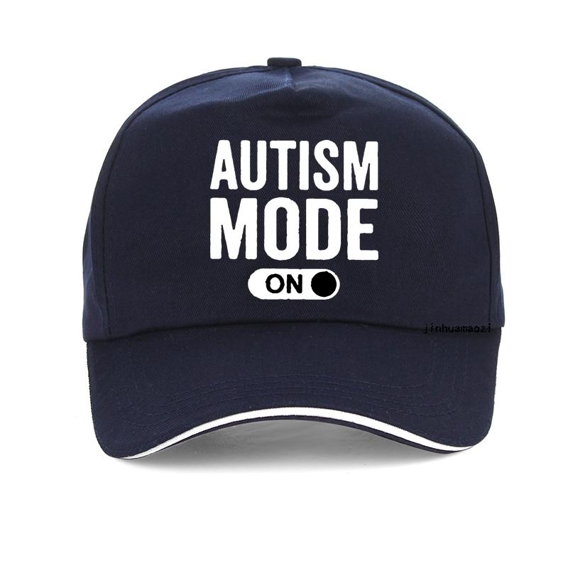 Lustige Beste Autismus-Modus An Hut Unisex Damen Grafik Baumwolle Baseballkappe Harajuku Pop Y2K Sommer Trucker Snapback Hüte Knochen