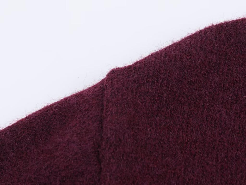 European and American style, new women's clothing, foreign style, fashionable, casual V-neck knitted sweater 1509002