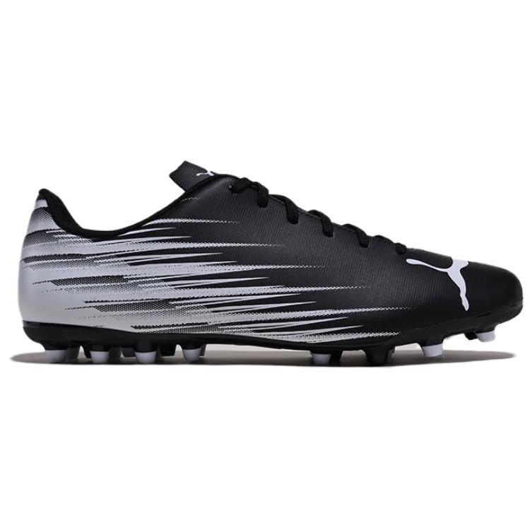 Puma Attacanto 2 Comfortable Versatile Mg (Rubber Short Stud) Artificial Turf Durable Fit Soccer Shoes Men soccer shoes Black 109010-01