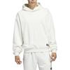 adidas Sweatshirts Men's White Hooded Moderate Regular IC2438