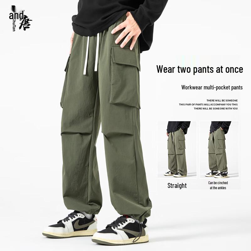 Men s Multi-Pocket Cargo Pants 3XL