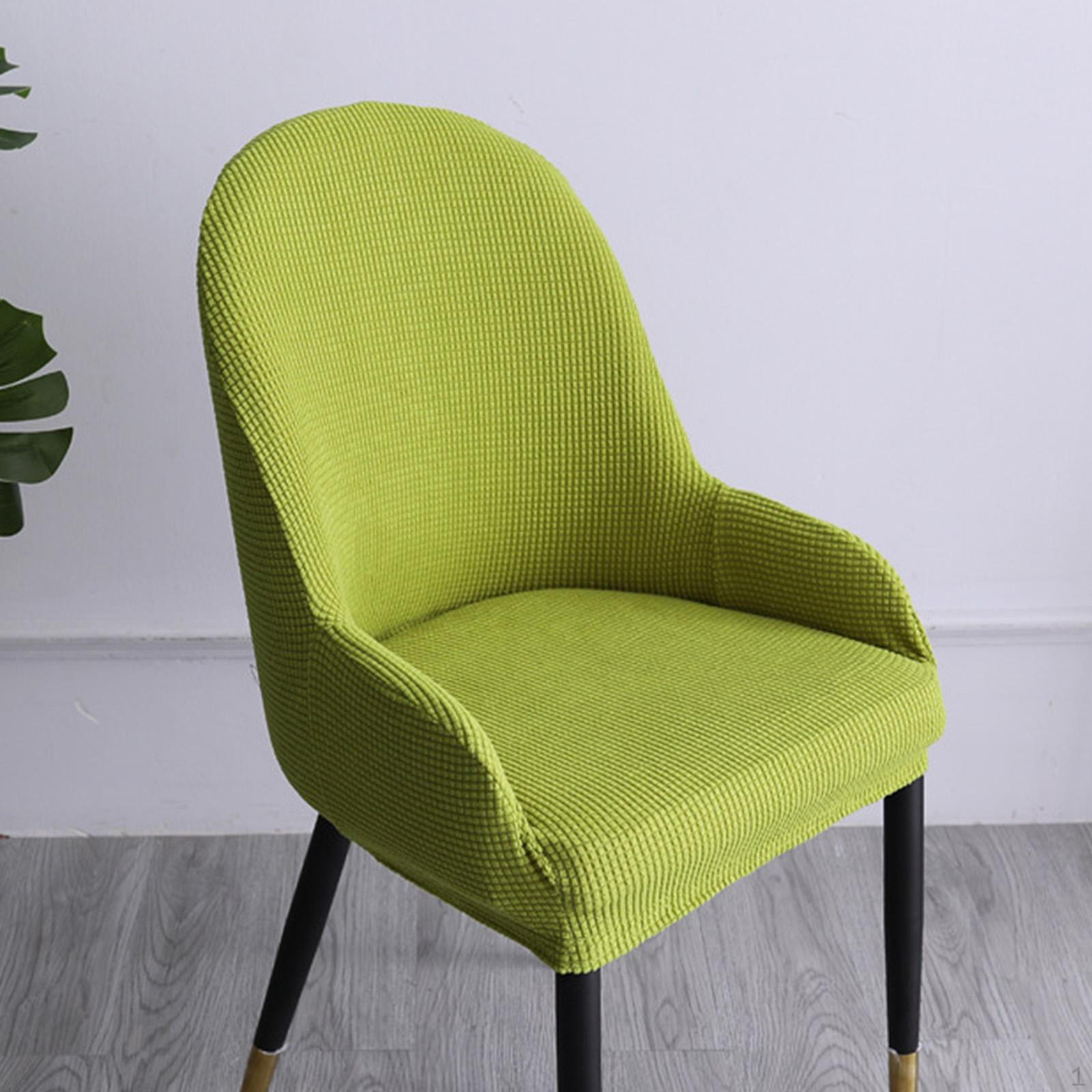 Эластичный чехол для стула с подголовником модный чехол для обеденной стойки на свадьбу в офис домой Green 1129₽