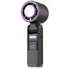 199-Speed Digital Display Handheld & Desktop Fan with Ice Pack, Foldable Design, USB Charging, and Night Light