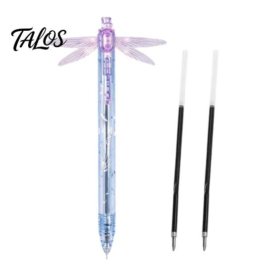 Handschrift Gereedschappen voor Kantoor Glanzende Vleugels Libelle Gelpen, Transparant Plastic Kantoorbenodigdheden met Interactieve Sets Collectie Klappende Vleugels,