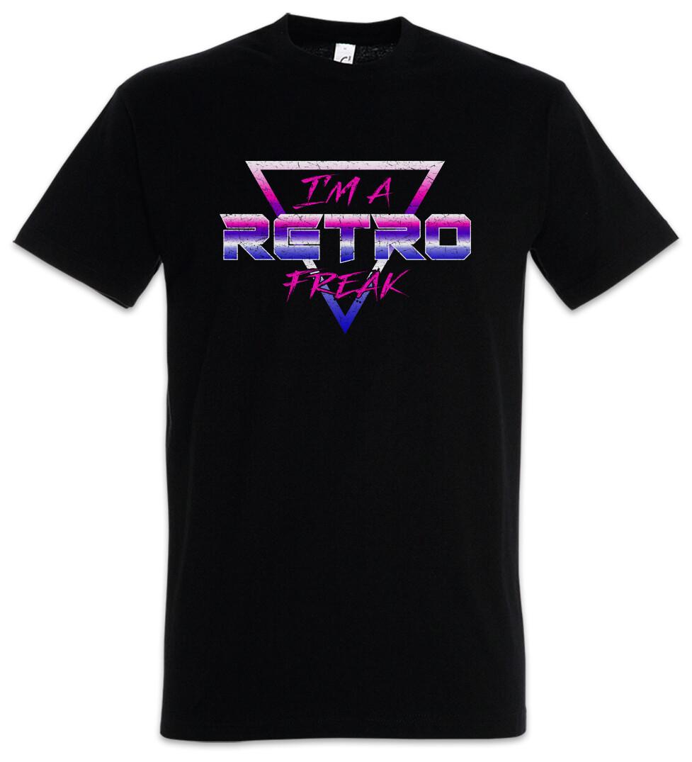 

I m A Retro Freak T-Shirt Mens Womens Tees Top Audio Synthesizer LFO Sound Wave Electro DJ MC Fun S