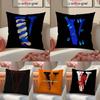 Naruto Street Culture Print Vlone Kissenbezug Komfort Sofa Bett Seidig elegant Verdeckter Reißverschluss Dekorative Kissenhülle