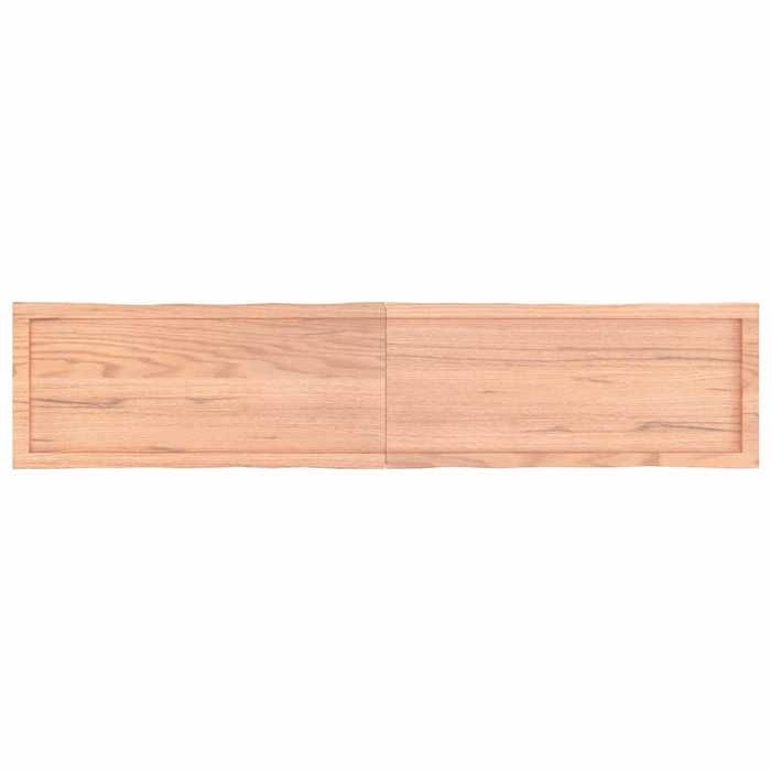 VidaXL Dessus de table bois chêne massif traité bordure assortie 363975