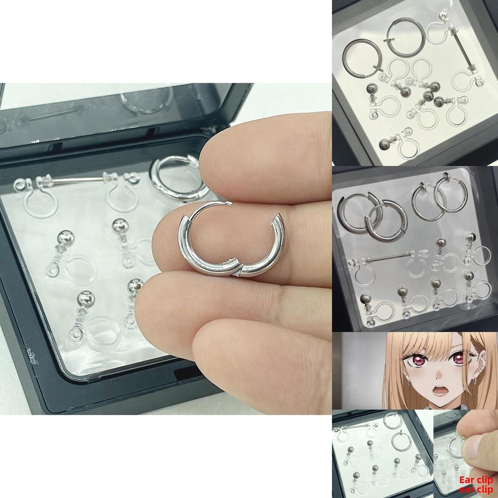 Kit Orecchini a Clip Gioielli Kitagawa Marin di My Dress Up Darling per Appassionati di Cosplay