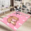 1PC Capybara Love Anti-slip Carpet, Suitable for Office, Bedroomand Playrooms. It Can Also Be Used As a Sofa Footrest cover-R16
