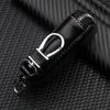 Leather Car Key Case Protection Auto Key Bag Key Chain Cover For Volvo S60 S90 XC40 XC60 XC90 V60 V90 EX40 V40 V50 V70 C30 T5 T6