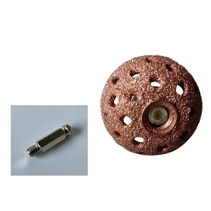 38mm Tire Refinishing Polishing Wheel With Coarse Grit, for Quick Tire Repair and Smoothing Effective Grinding Buffing