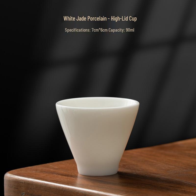 Dehua White Jade Porcelain High-End Personal Teacup