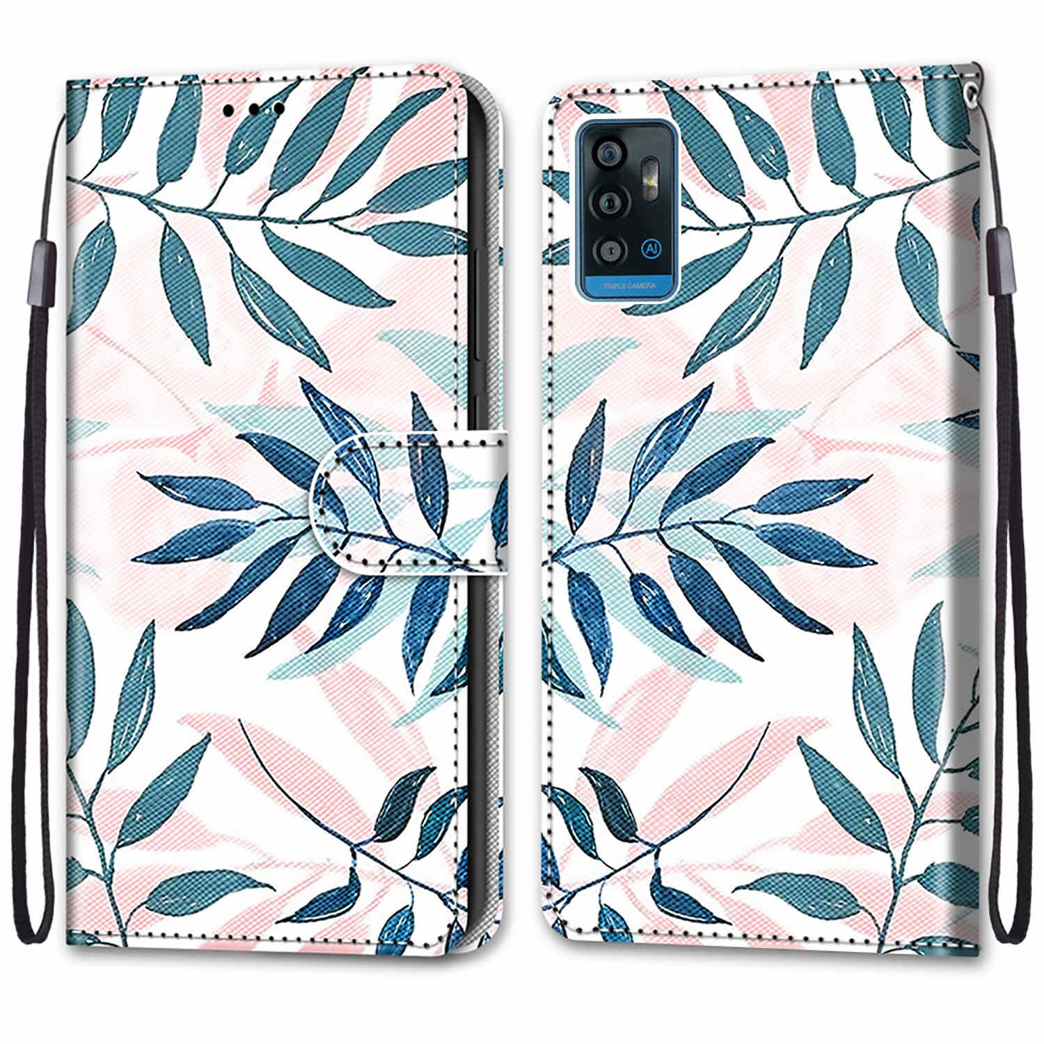 

Розкішний розписний шкіряний чохол-гаманець у стилі книжки, захисний чохол для ZTE Blade A71 A51 A31/ZTE Blade 20 Smart/ZTE Blade A5 (2020)/ZTE Blade A3 (2020) ZTE Blade A71